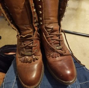Double H lace up boots